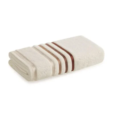Toalha Rosto Karsten Fio Penteado Lumina Ivory/Ferrugem